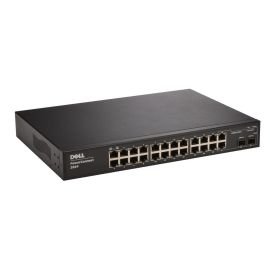 09CTGC - Dell PowerConnect 2824 24-Ports 10/100/1000BASE-T Ethernet Managed Rack-mountable Network Switch with 2-Ports SFP