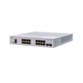 CBS250-16T-2G-NA - Cisco Business 250 Series 16-Ports 10/100/1000BASE-T Ethernet Layer 2 Rack-mountable Managed Smart Switch with 2-Ports SFP