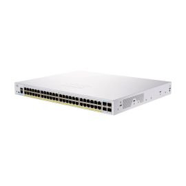 CBS250-48P-4G-NA - Cisco Business 250 Series 48-Ports 10/100/1000BASE-T PoE+ Layer 3 Rack-mountable Managed Smart Switch with 4-Ports SFP