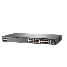 JL259A#AC3 - HP Aruba 2930F 24-Ports 10/100/1000 PoE+ 4-Ports 10Gb/s SFP uplink Managed Rack-Mountable Network Switch
