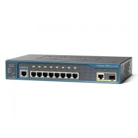 WS-C2960-8TC-S - Cisco Catalyst 2960 8-Port 10/100/1000 Ethernet SFP Ethernet Managed Switch with 1 Dual-Purpose