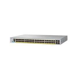 WS-C2960L-48PS-AP - Cisco Catalyst 2960-L Series 48-Ports 10/100/1000BASE-T PoE+ Layer 2 Rack-mountable Managed Network Switch with 4-Ports SFP