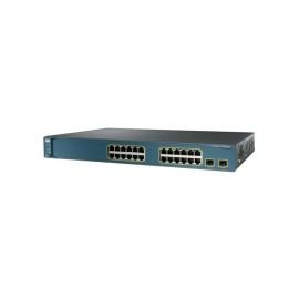 WS-C3560-24TS-E - Cisco Catalyst 3560 Series 24-Ports 10/100/1000BASE-T Ethernet Multilayer Rack-mountable Managed Network Switch with 2-Ports SFP