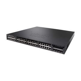 WS-C3650-48PS-S - Cisco Catalyst 3650 Series 48-Ports 10/100/1000BASE-T PoE+ Layer 2 Rack-mountable Managed Network Switch with 4-Ports SFP