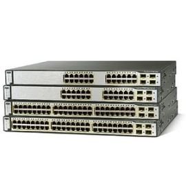 WS-C3750-24PS-E - Cisco Catalyst 3750 24-Ports 10/100 2SFP PoE Standard Switch