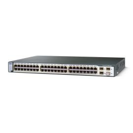 WS-C3750-48TS-E - Cisco Catalyst 3750 48-Ports 10/100 Ethernet + 4 SFP-based Gigabit Ethernet Multilayer Switch