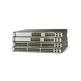 WS-C3750G-24TS-S - Cisco Catalyst 3750 Series 24-Ports 10/100/1000BASE-T Ethernet Multilayer Rack-mountable Managed Network Switch with 4-Ports SFP