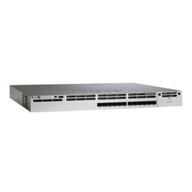 WS-C3850-12S-E - Cisco Catalyst 3850 Series 12-Ports 1GBASE-X SFP Layer 3 Rack-mountable Managed Stackable Switch