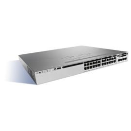 WS-C3850-24T-E - Cisco Catalyst 3850 Series 24-Ports 10/100/1000BASE-T Ethernet Layer 3 Rack-mountable Managed Stackable Switch
