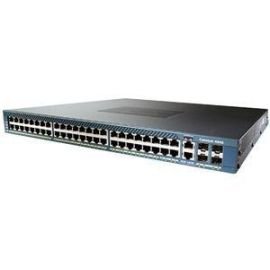 WS-C4948-10GE-S - Cisco Catalyst 4900 Series 48-Ports 10/100/1000BASE-T Ethernet Layer 3 Rack-mountable Managed Network Switch with 2-Ports SFP