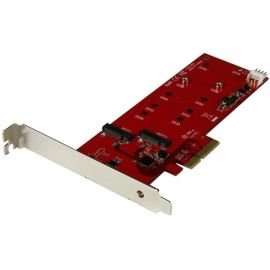 PEX2M2 - StarTech Controller Card 2x M.2 SSD Controller Card PCIe